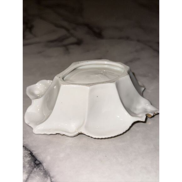 VINTAGE Seashell Conch Shell Trinket Dish Gold 5x4" Jewelry Nautical - Picture 5 of 8